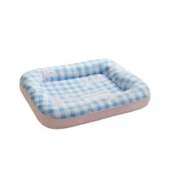 Kennel All Seasons Small Dog Teddy Bigbear Dog Bed Cushion Sofa Sleeping Mat Cat's Nest Pet Supplies - Blue - View 1