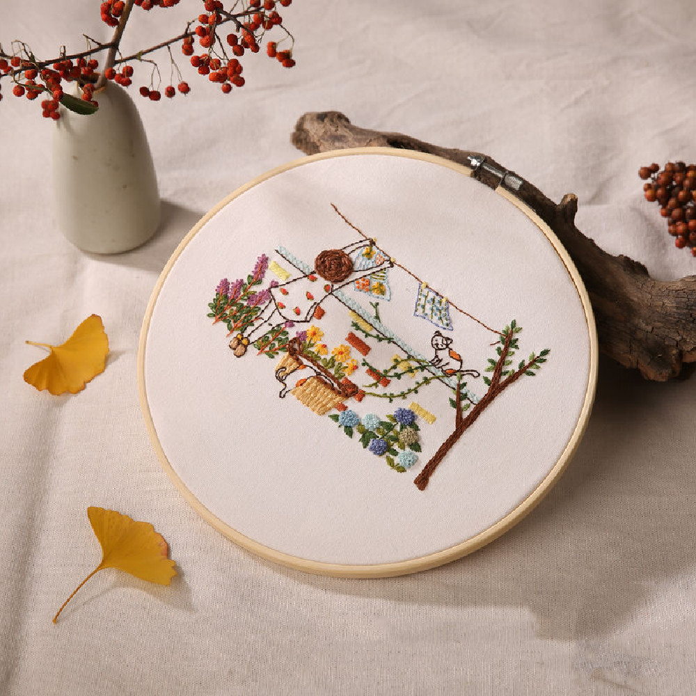 Fashionable European Embroidery Flower Material Bag — image 1