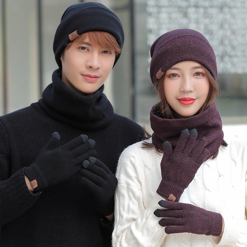 Handschuhe Dreiteilig Winter Radsport Freizeit Warm