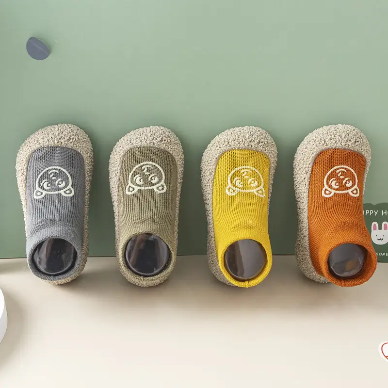Children's Non-slip Early Learning Walking Shoes Cartoon Thin Floor Socks