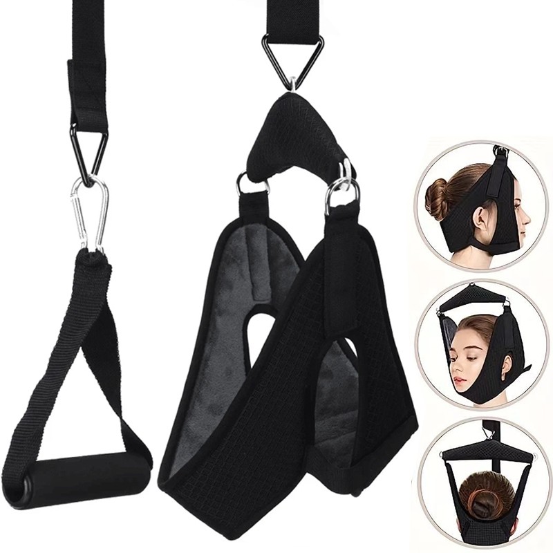 Pain Relief Neck Traction-Device Head Hammock Cervical Massager Comfortable New