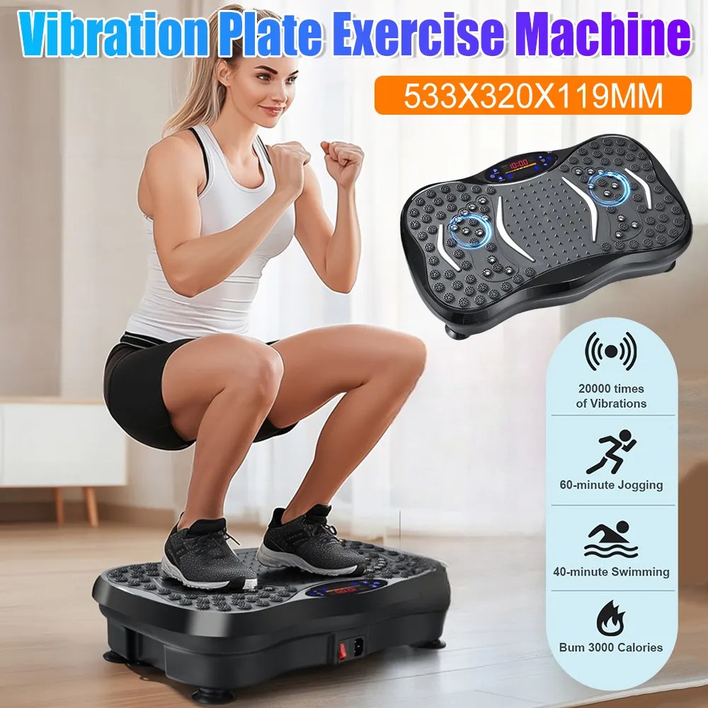 Vibration Plate Exercise Machine Bluetooth-Compatible Rhythm Full