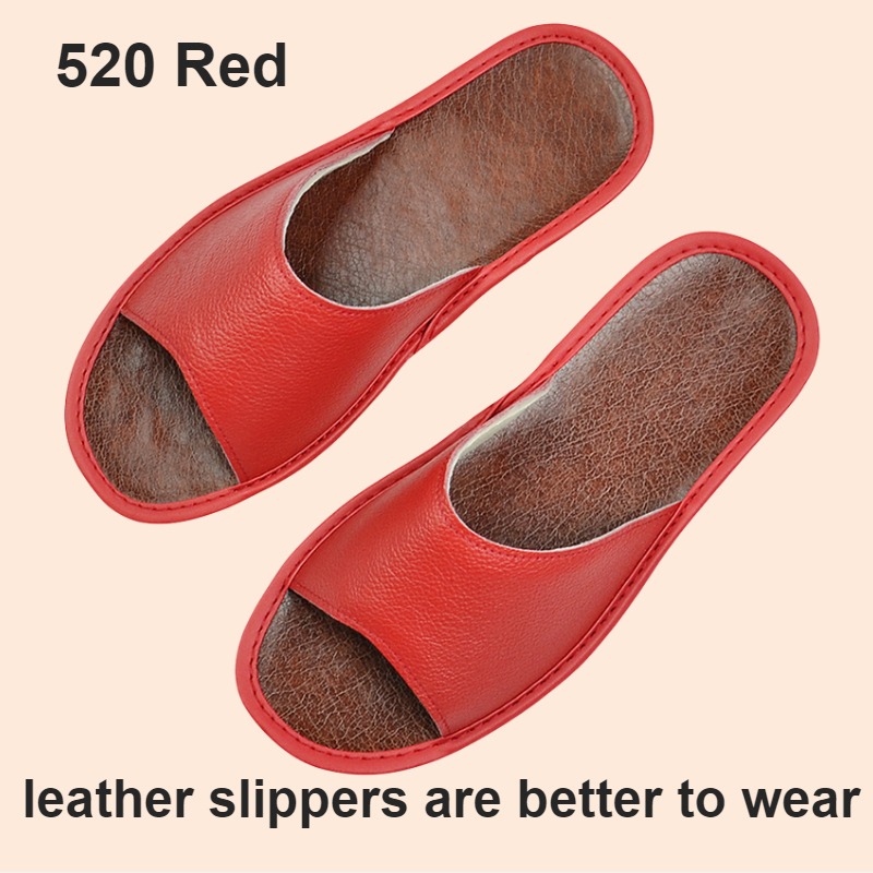 Title 8, Widened Plus Size Leather Slippers