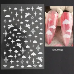 Gold And Silver French Style Imitation Metal Accessories Line Adhesive Nail Stickers - G - View 1