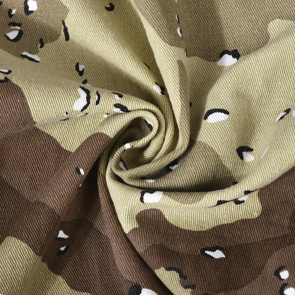 Women's Fashion Personalized Camouflage Washed Skirt