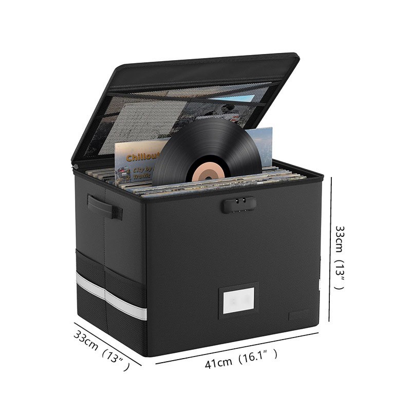 Fireproof Document Box With Lock File Storage Organizer Waterproof Safe Bags — image 2