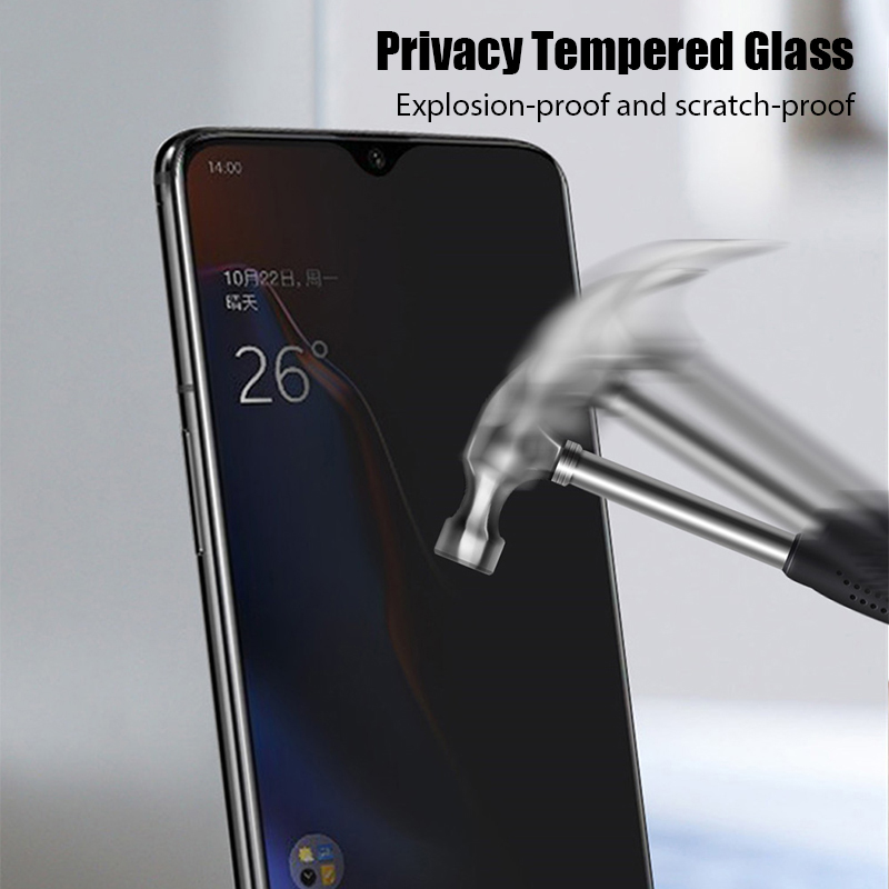 Title 6, Anti Spy Screen Protector Tempered Glass For No...