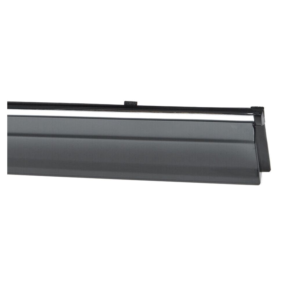 Fits 17-23 J Eep Compass MP Polycarbonate W-Chrome Trim Window Visors Deflector