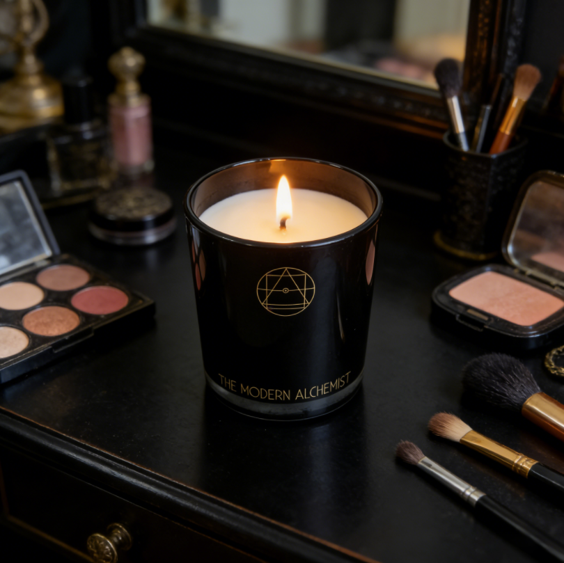 THE MODERN ALCHEMIST Premium 300g Soy Wax Scented Candle,Red Wine, Leather, Champagne, Tobacco And Espresso Scents , Luxury Aromatherapy Candle For Home Relaxation