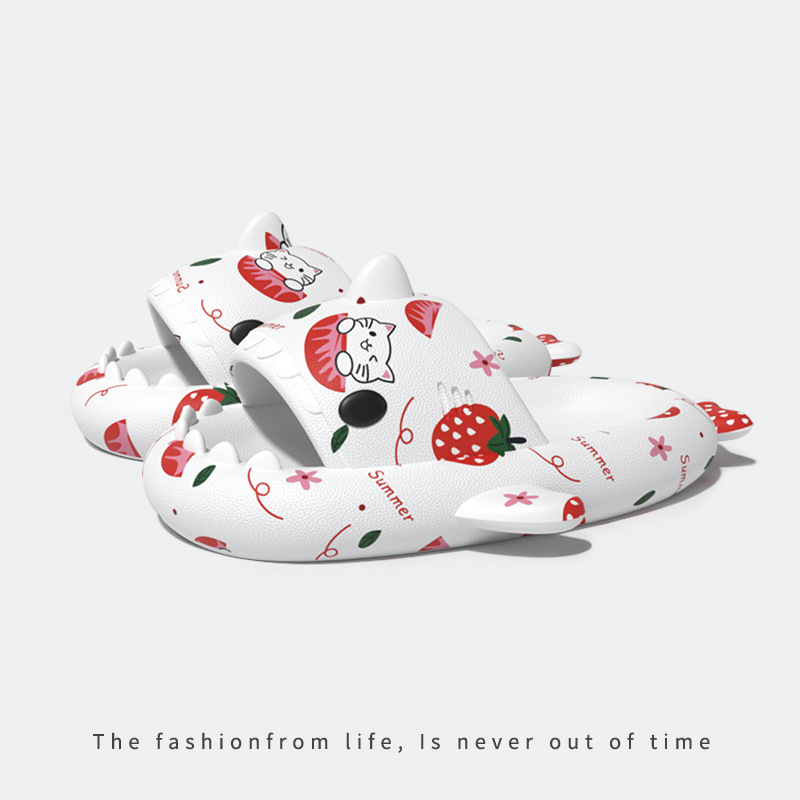 Summer Home Anti Slip Bathing Girl Lovely Slippers Caicai Cat 40Or41 - Shop at LoveMi