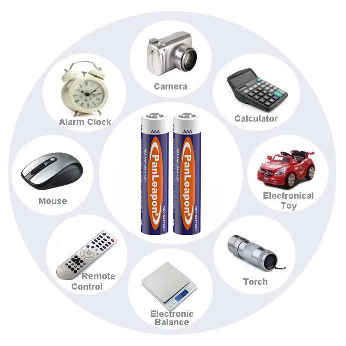8 OR 16PCS X AAA Zinc Carbon Batteries - New R03 UM-4 1.5V Longest Expiry