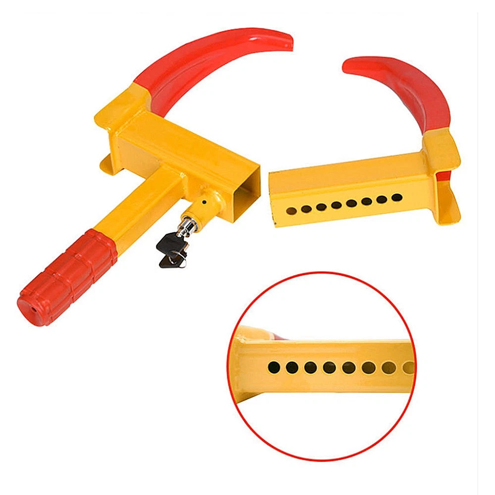 Heavy Duty Security Wheel Clamp Clamps Locks For Caravan Car Van Trailer Lock UK — image 7