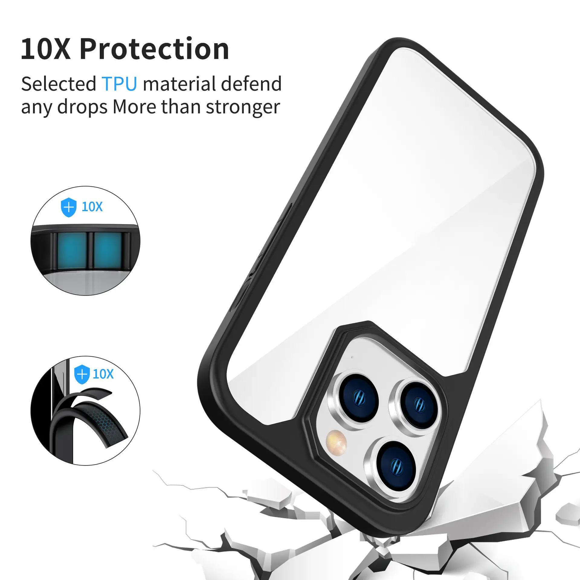 Protective Case Acrylic Dustproof Creative Mobile Phone