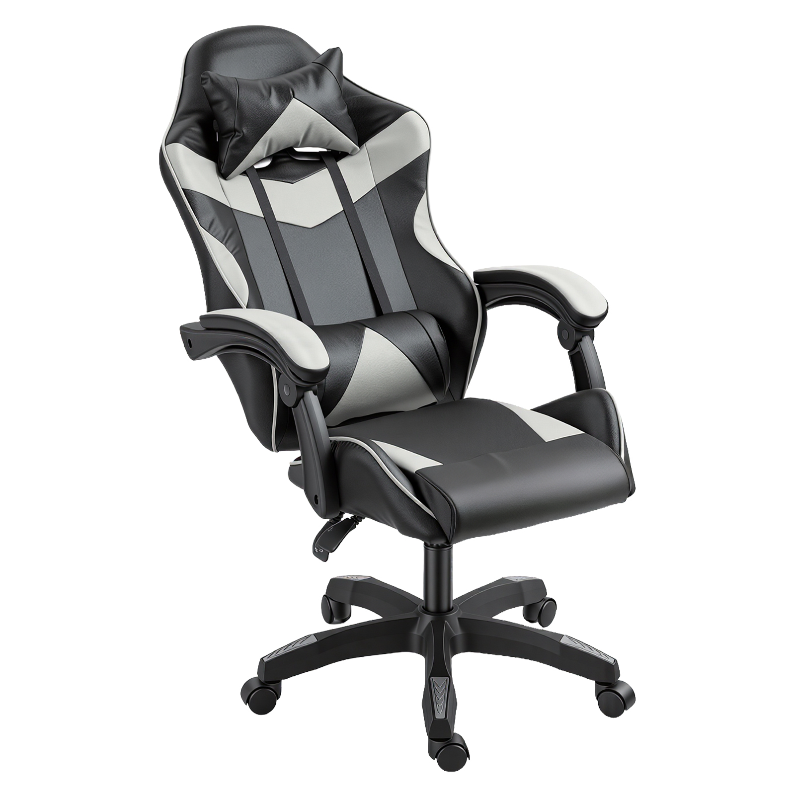 Gaming Reclining Swivel Chair For Adults,Ergonomic Racing PC With Lumbar Support — image 5