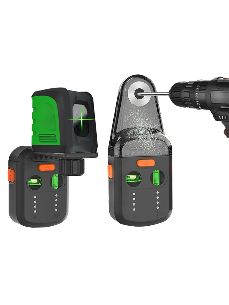 Electric Hammer Cover Percussion Drill Perforation Dust Collecting Artifact Level Meter Bracket Suction