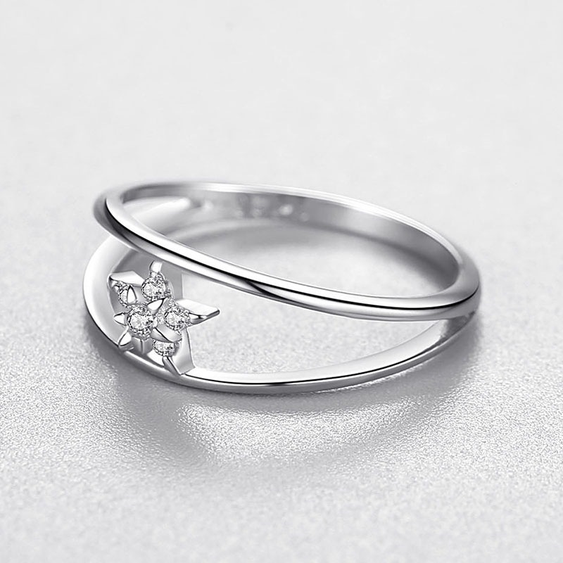 Niche Design Double Index Finger Ring Ins