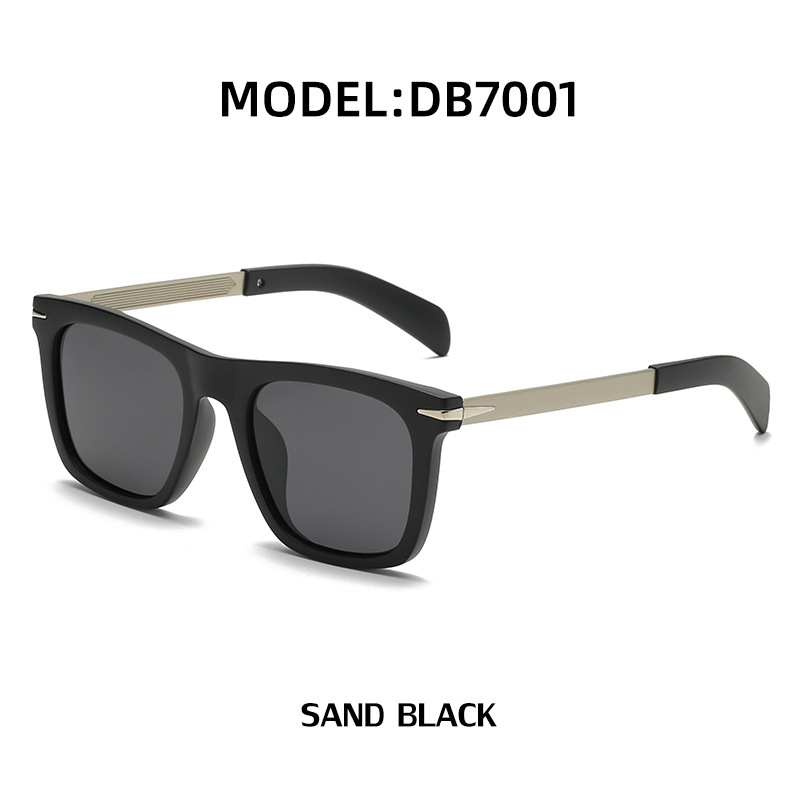 Title 2, Mens Fashion Retro Polarized Box Sunglasses