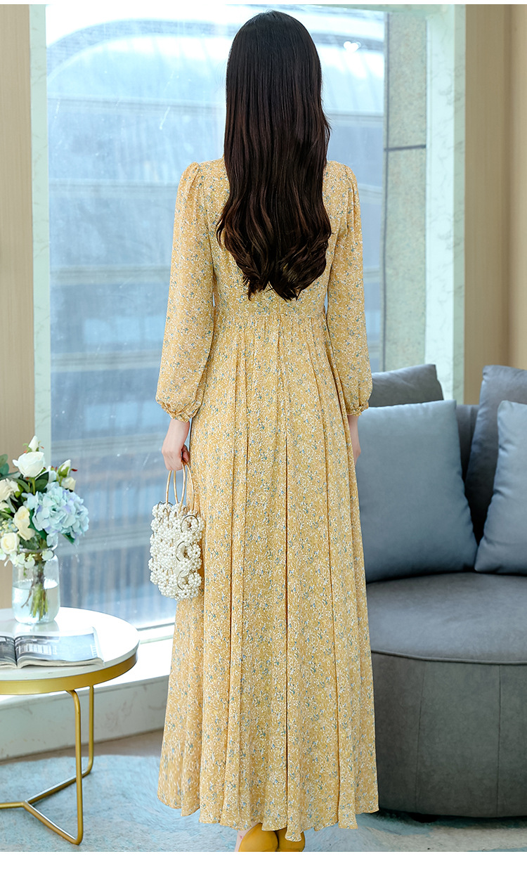 Chiffon Floral Print Midi Skirt, picture 2 of 6