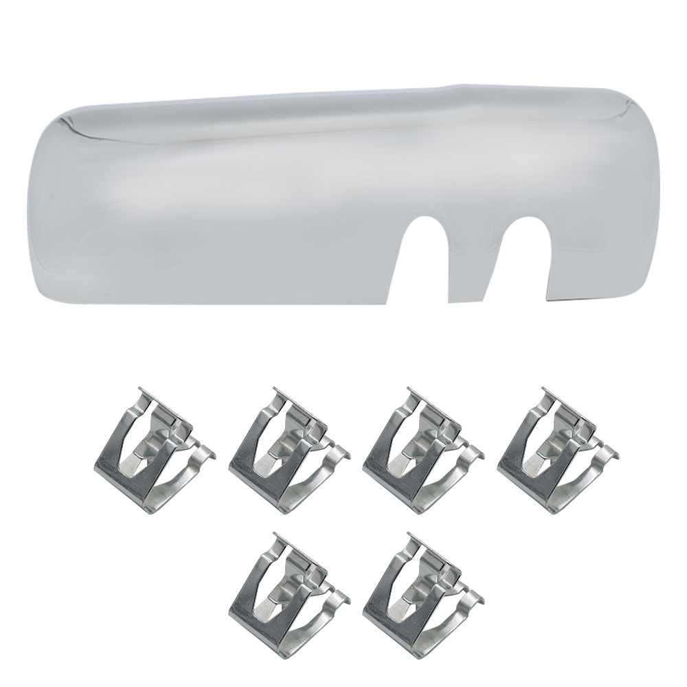 Compatible With Kenworth T680 2013-2020 Chrome Door Mirror Covers 2Pcs