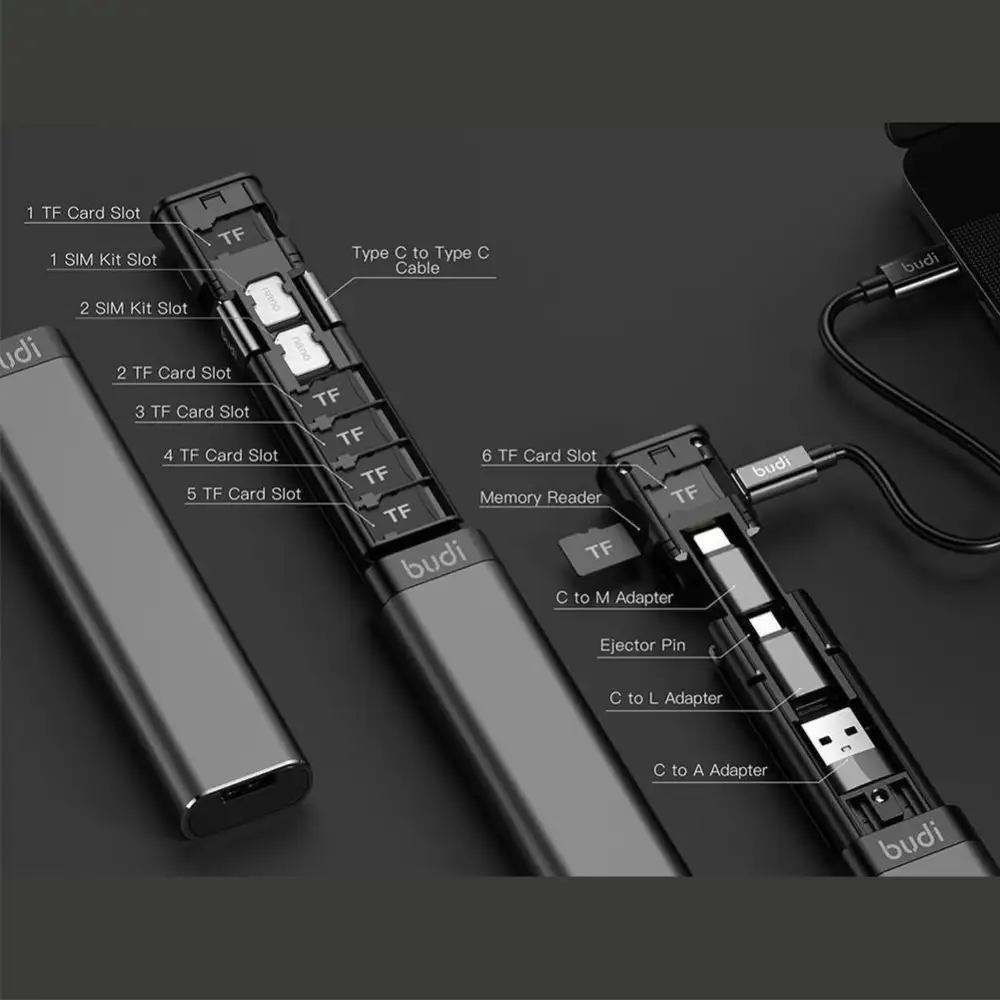 3 in 1 Multi-function Smart Adapter Card Storage Data
