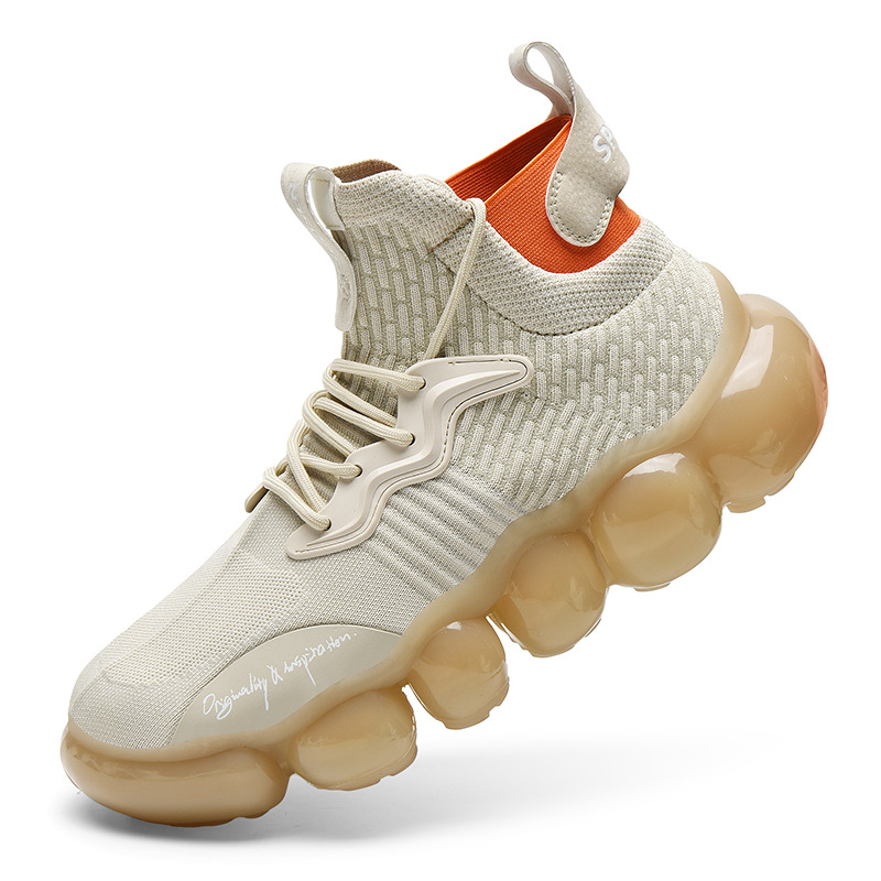 Title 5, Full length bubble pad sports shoes with breath...