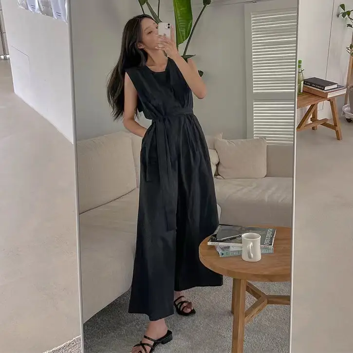 Fashion Personality Korean Style Versatile Jumpsuit Casual Pants For Women