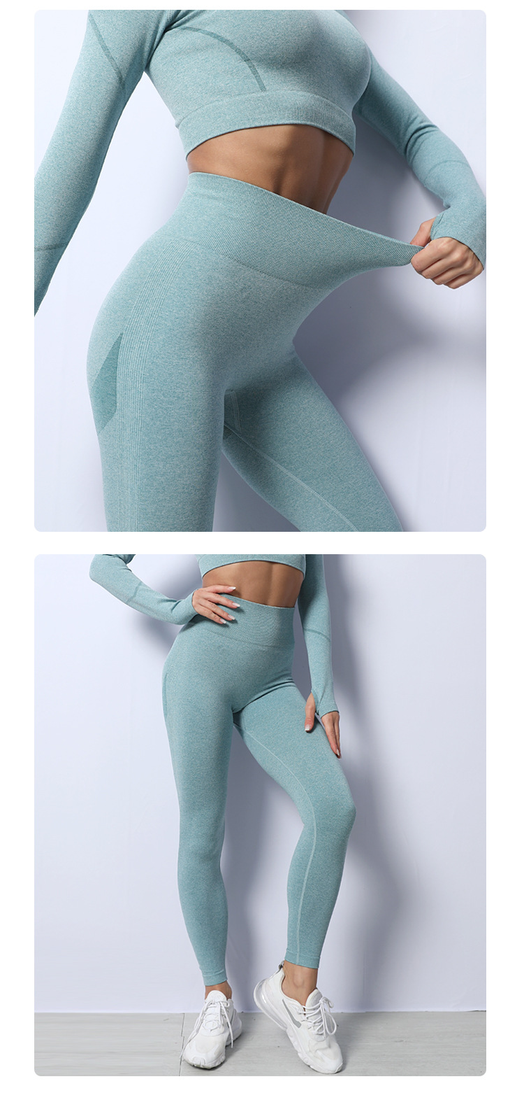 Title 4, Sneldrogende, high-waisted workout broek met he...