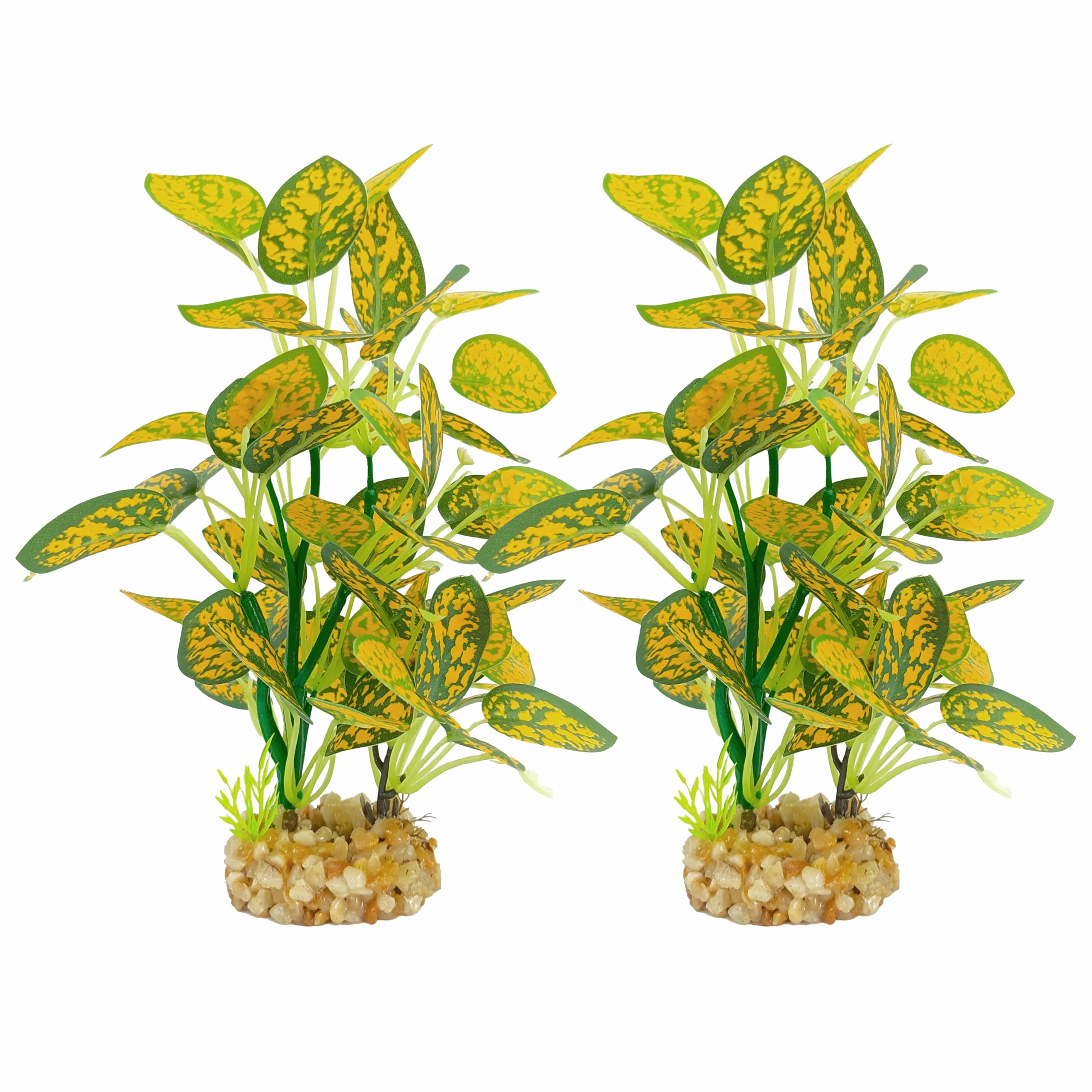 Silk Aquarium Plants 2-Pack, 8.6-inch Artificial Aquarium Silk Plants -  Simulated Fish Habitat Decor, Safe Silk Plants For Aquariums Fish Fishbowl — foto 10