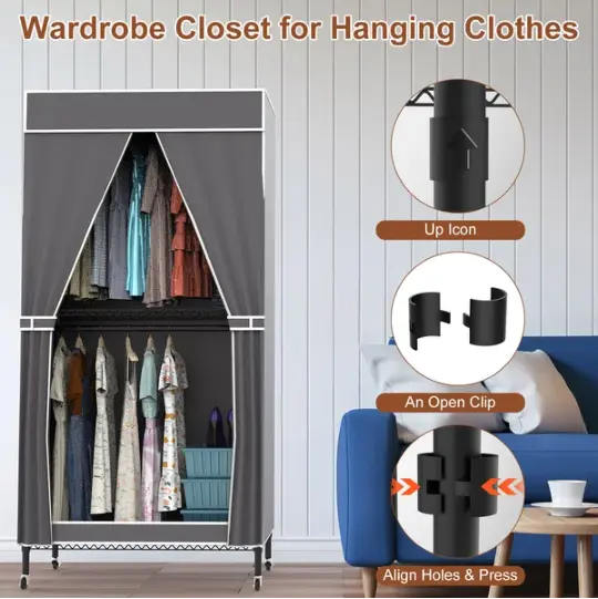 2 Tier Clothing Rack