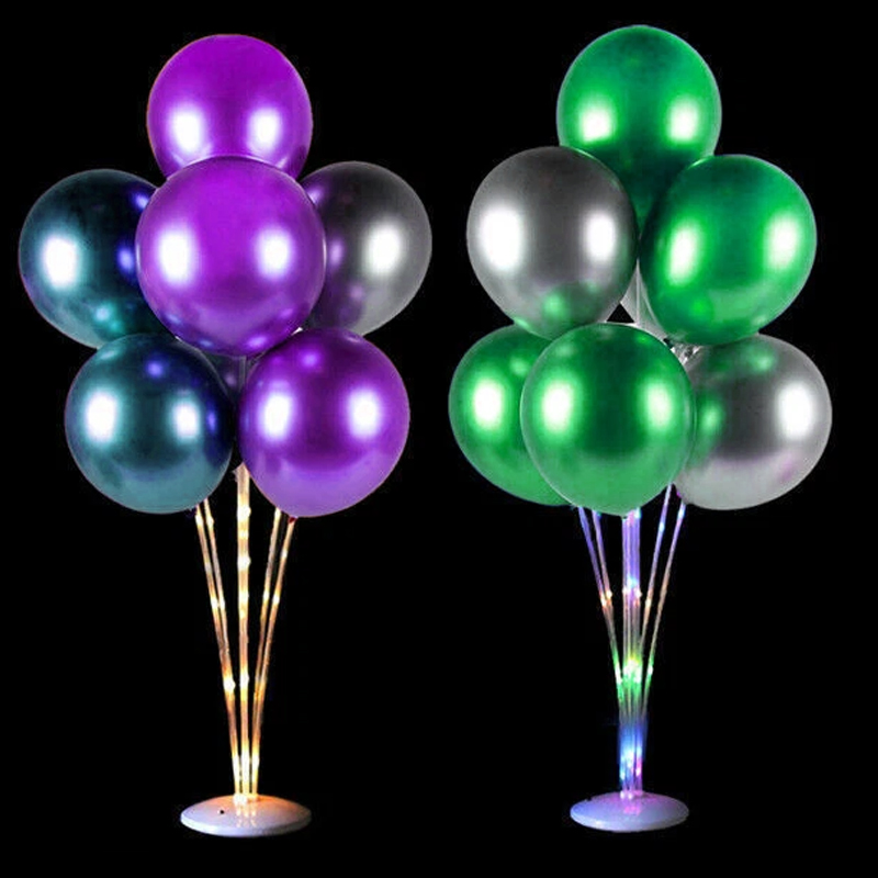 4x70cm LED Light Balloon Stand Holder Kit Support Base Table Wedding Party Decor — image 4