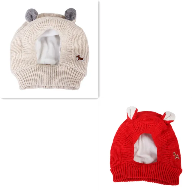 Knitted Large Dog Golden Retriever Warm And Windproof Hat Set - Shop at LoveMi