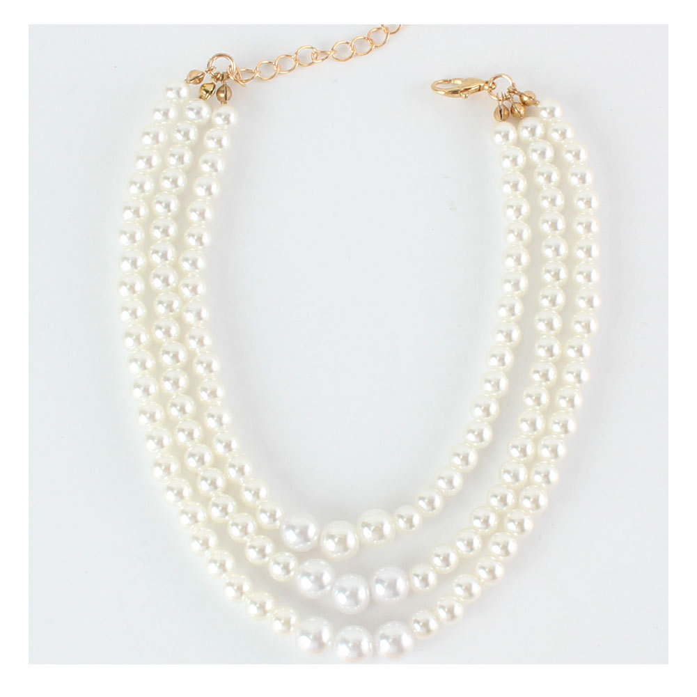 Simple Retro Pearl Foot Ornaments Multi-layered And Versatile Personality