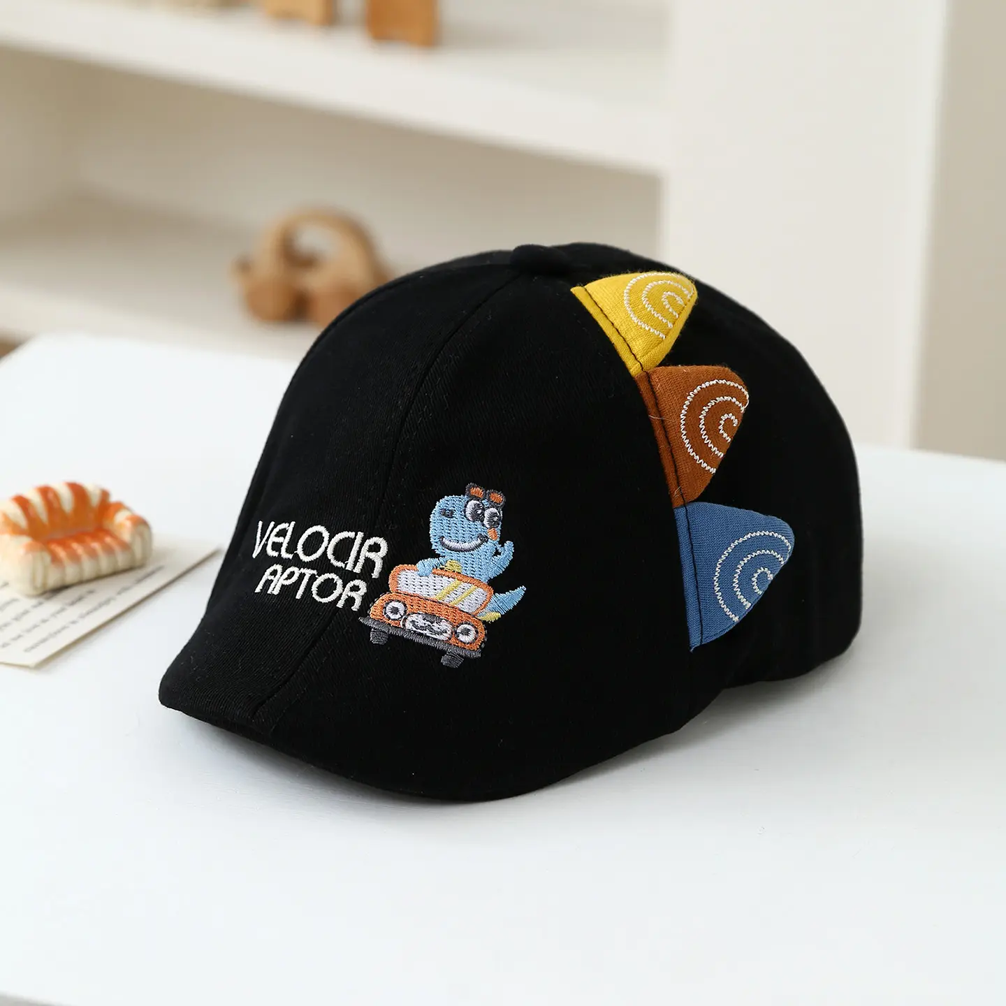Multi-letter Cartoon Small Dinosaur Embroidered Hat