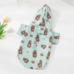 Fashion Pet Raincoat Dog Clothing - Cute Travel Bear - View 1