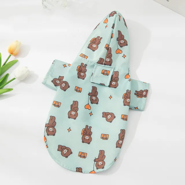 Fashion Pet Raincoat Dog Clothing Cute Travel Bear - Shop at LoveMi