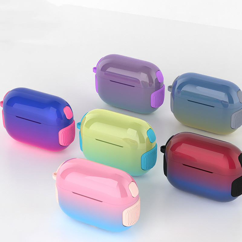 PC Silicone 2-in-1 Protective Case Gradient Contrast Color - Image 3