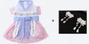 Hanfu Peach Pollen And Hairpin