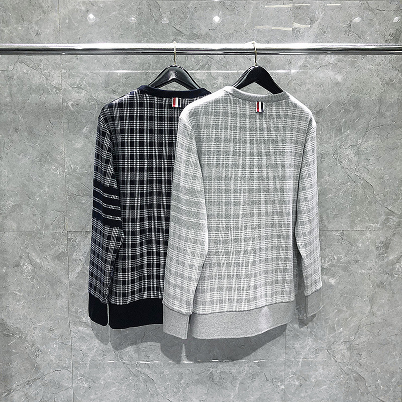 Striped Men's And Women's Capless Long-sleeve Sports Top