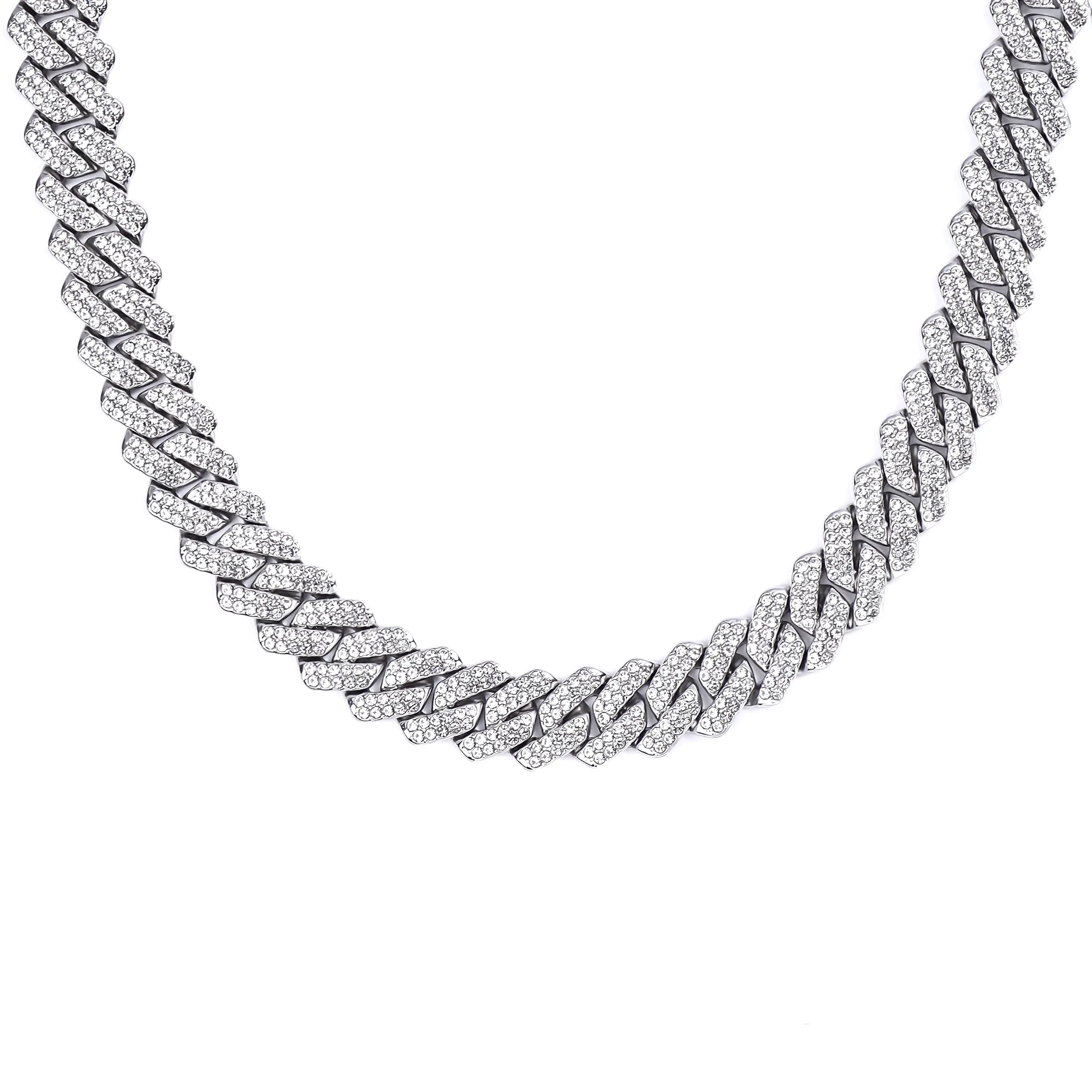 Hip Hop Silver European And American Trendy Men's 100 Matching AccessoriesMen