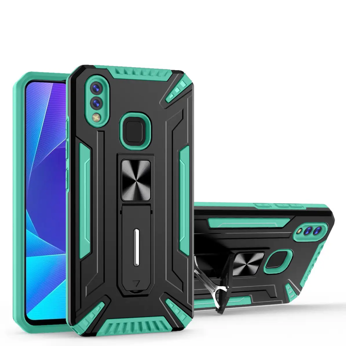 TPU PC Soft Shell Two-in-one Car Magnetic Invisible Bracket Protective Cover