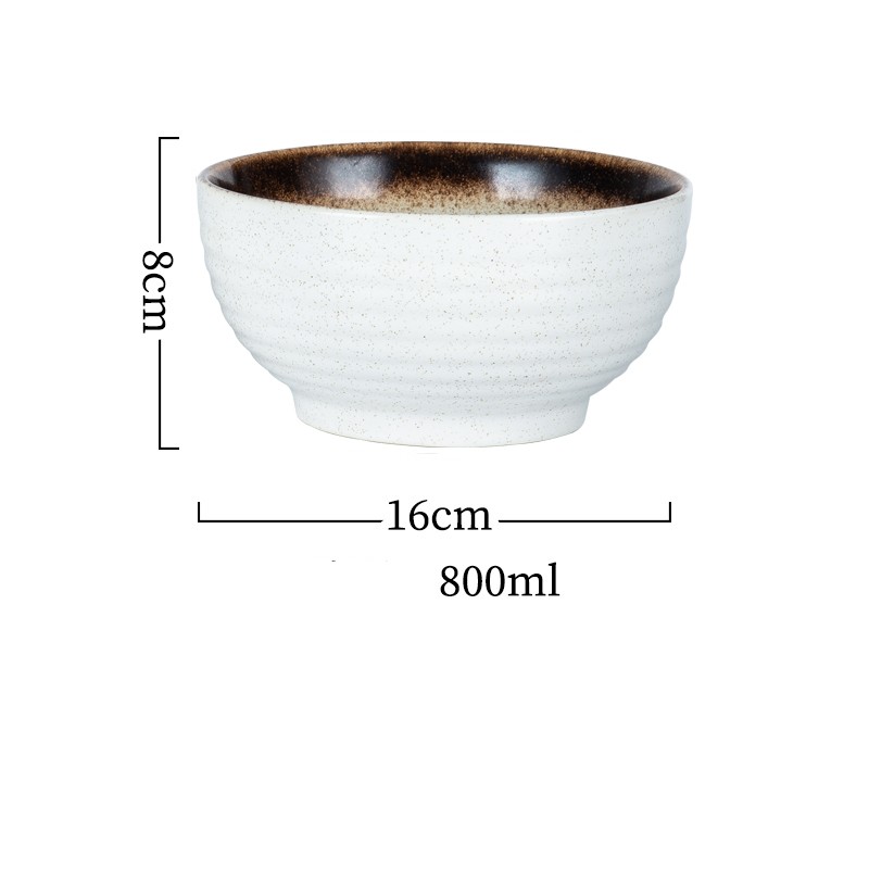 Title 6, Japanese Style Ramen Bowl Ceramic Noodle Instan...