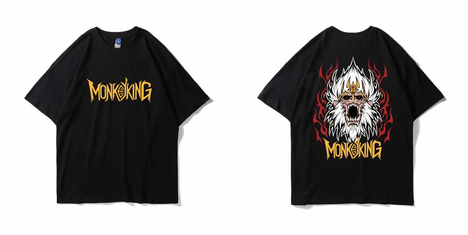 Cotton T-shirt King Kong Wild Five-point Sleeve T-shirt