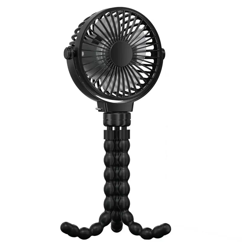 2000mAh Outdoor Small Electric Flexible Tripod Clip on Fan