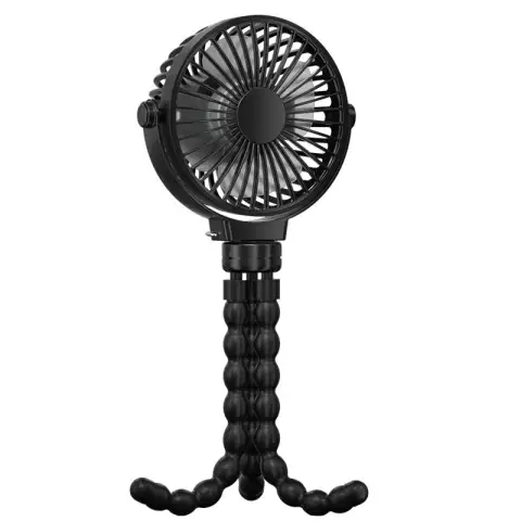 2000mAh Outdoor Small Electric Flexible Tripod Clip on Fan