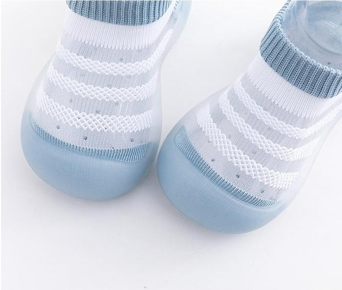 Title 2, Baby Ice Silk Non-slip Socks Shoes Soft Bottom ...