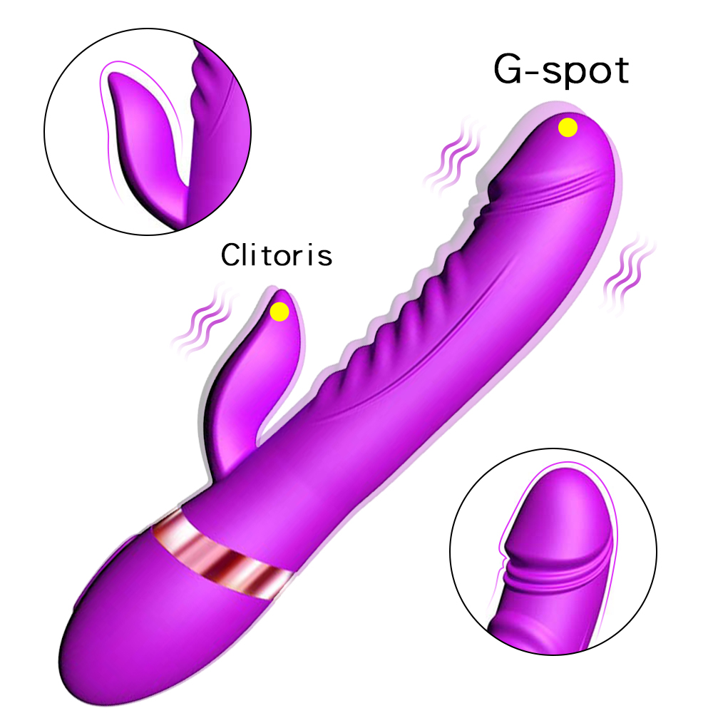 Female G-spot Vibrator, 2-in-1 Smart Heating Toy, Adult- Sex- Toys For Couples Clitoral - Image 1