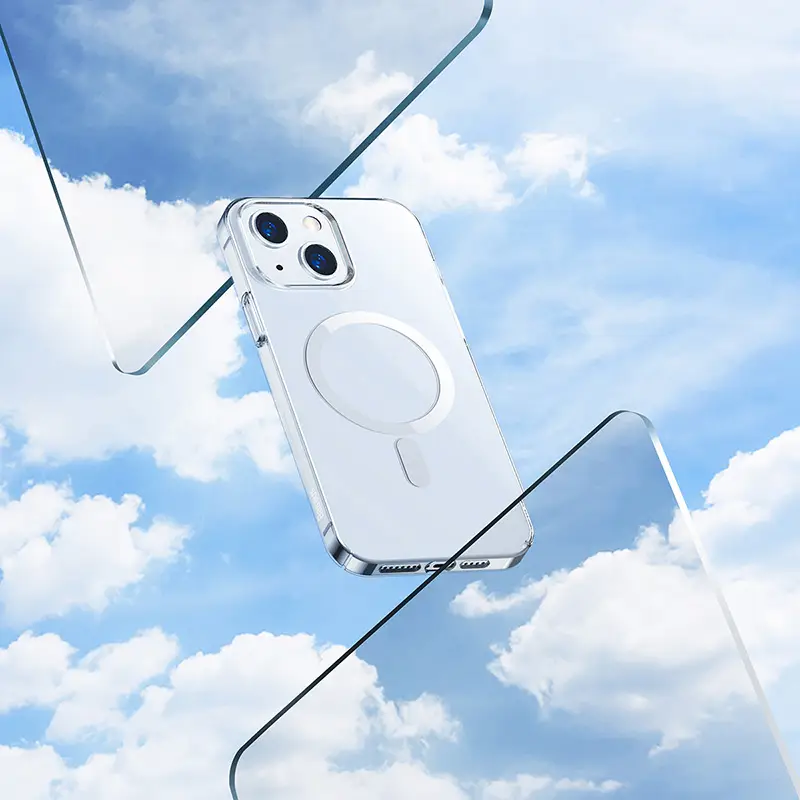 Crystal Transparent Magnetic Protective Case