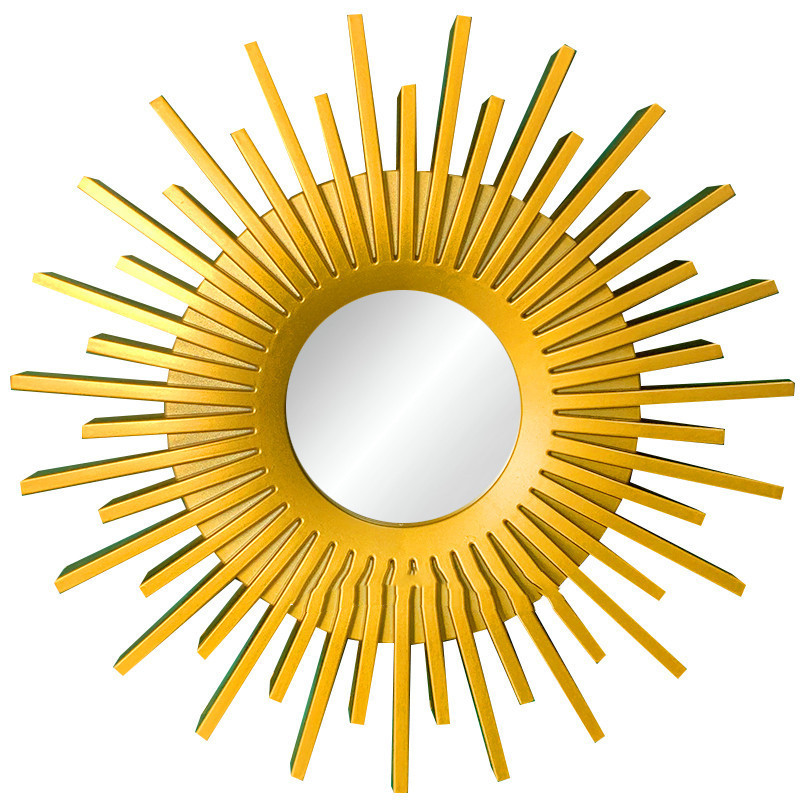 Gold Wall Mirror, Set of 3