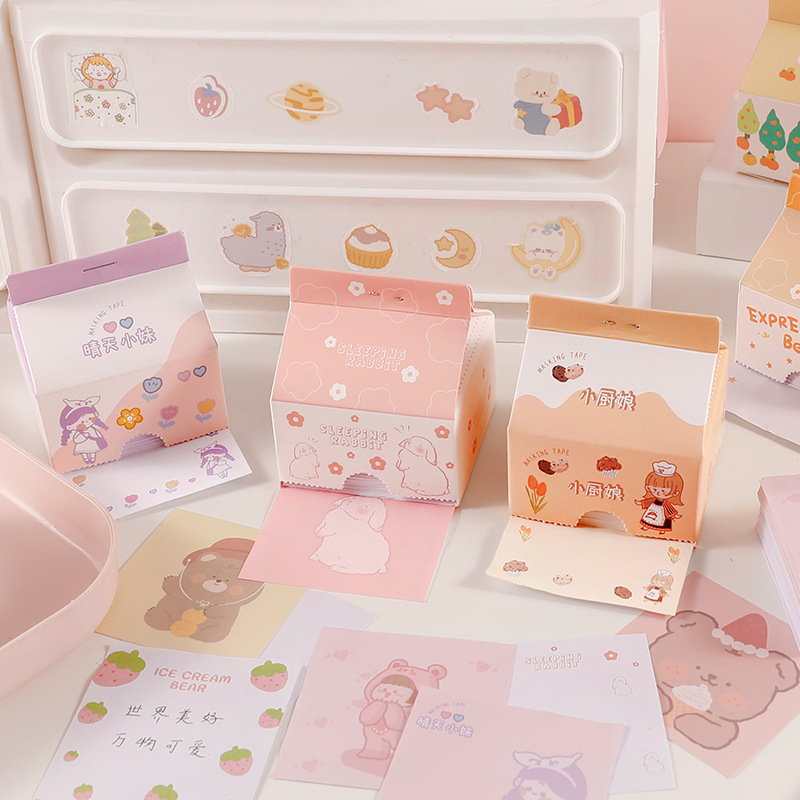A Set Of Sticky Notes, High-value Korean Ins, Removable Note Paper, Non-sticky N-time Stickers