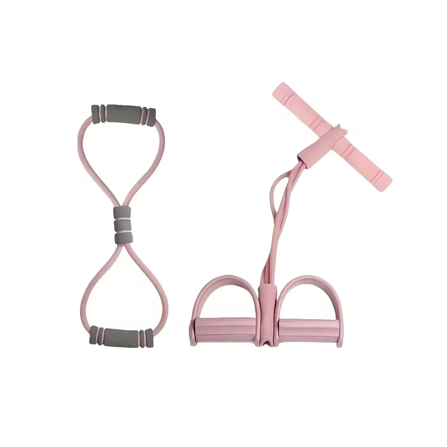 Multifunction Pedal Resistance Band, 4-Tube Elastic Pull